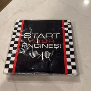Start your engine napkin pack